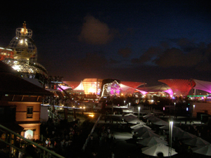 Shanghai Expo at night