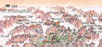 Huangshan map