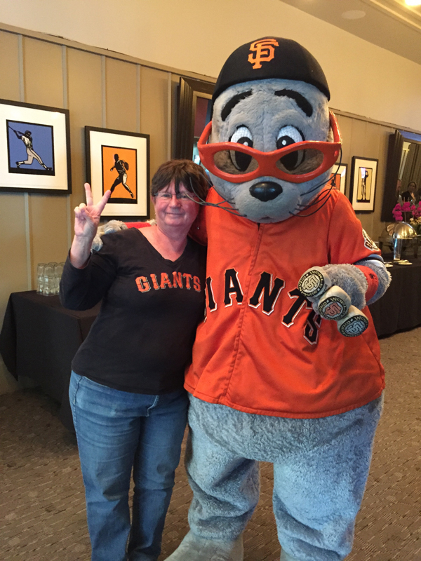 with my buddy Lou Seal